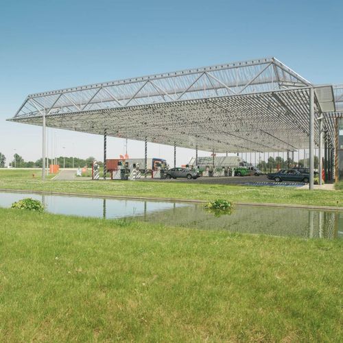 Abri de voiture professionnel - Forzon - sur mesure / préfabriqué / en acier