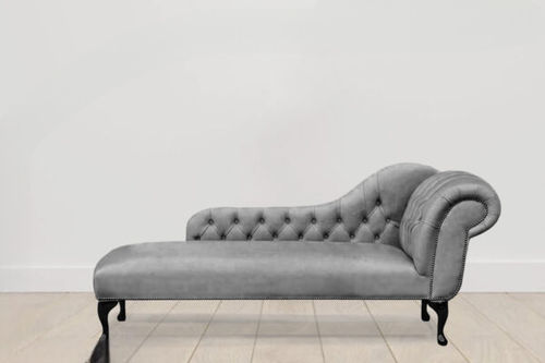 Canapé chesterfield - E QUEEN - Harleq - en hêtre / rouge / bleu
