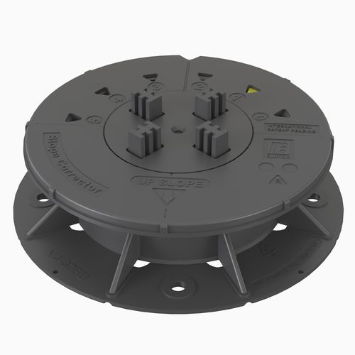 Support pour plancher technique en polypropylène - VERSIJACK® VJ-F1 42-55 mm - Elmich Pte Ltd - d'extérieur / d'intérieur / réglable