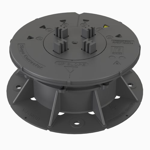 Support pour plancher technique en polypropylène - VERSIJACK® VJ-F2 55-79 mm - Elmich Pte Ltd - d'extérieur / d'intérieur / réglable
