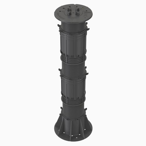 Support pour plancher technique en polypropylène - VERSIJACK® VJ-F8 442-696 mm - Elmich Pte Ltd - d'extérieur / d'intérieur / réglable