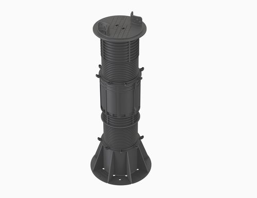 Support pour plancher technique en polypropylène - VersiJack® VJ-F7 361-527 mm - Elmich Pte Ltd - d'extérieur / d'intérieur / réglable