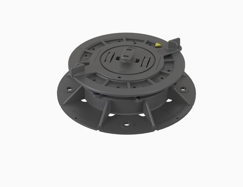 Support pour plancher technique en polypropylène - VersiJack® VJ-F1 39.5–52.5 mm - Elmich Pte Ltd - d'extérieur / d'intérieur / réglable