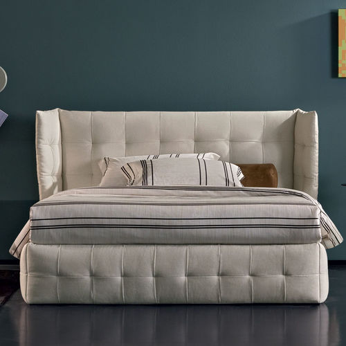 Lit double - TASTE QUILT - OGGIONI - contemporain / tapissé / avec tête de lit
