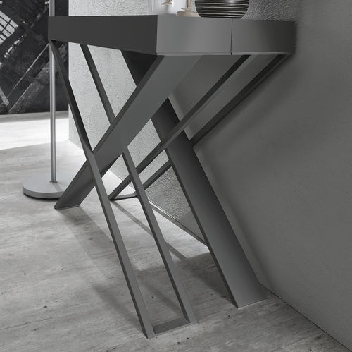 Console contemporaine - X-FILE - ZAMAGNA ITALIA - aluminium / en métal peint / en mélaminé