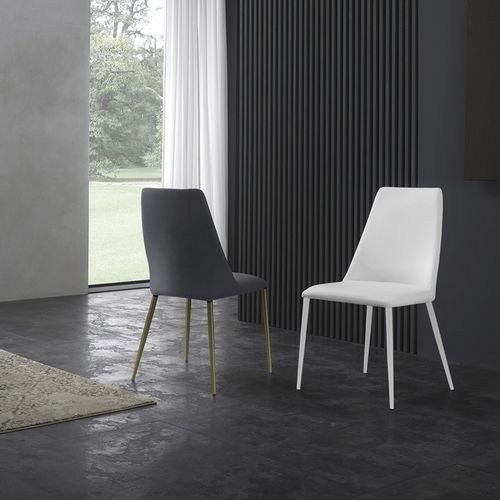 Chaise contemporaine - BRANCH - ZAMAGNA ITALIA - d'extérieur / en tissu / en velours