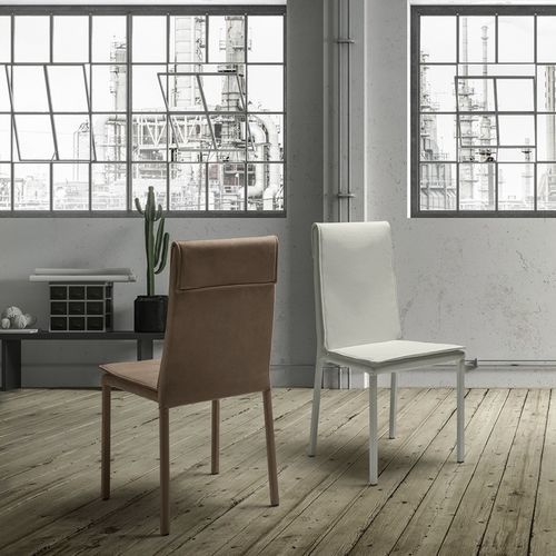 Chaise contemporaine - KILT - ZAMAGNA ITALIA - d'extérieur / en tissu / en velours