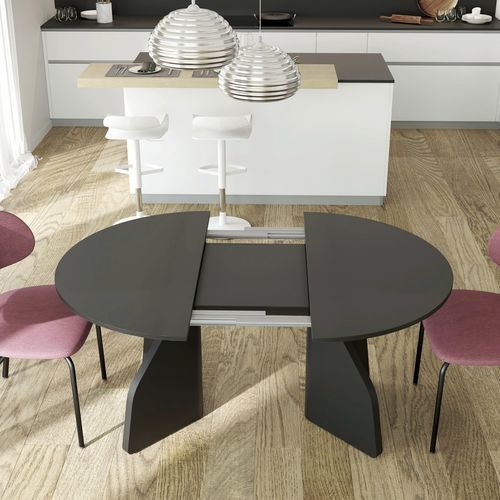 Table contemporaine - WING - ZAMAGNA ITALIA - en céramique / en mélaminé / avec piètement en métal peint