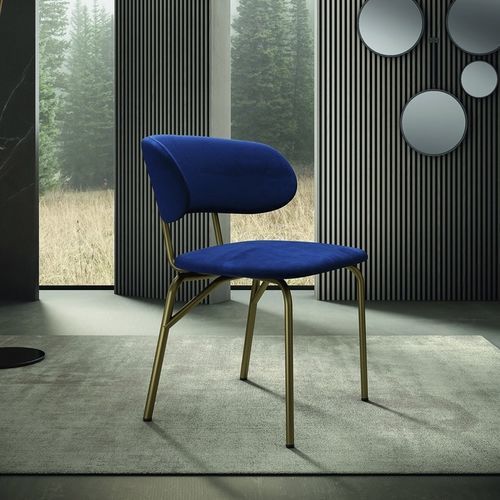 Chaise contemporaine - FUTURA - ZAMAGNA ITALIA - d'extérieur / en tissu / en cuir