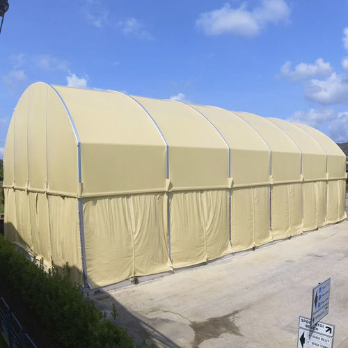 Structure tendue sur ossature métallique - BEACHVOLLEY  - AmarantoIdea - pour couverture / pour mur / pour activité sportive
