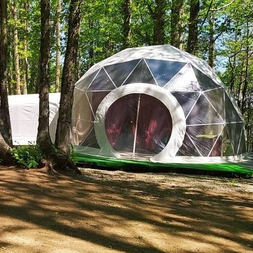 Structure tendue sur ossature métallique - GLAMPING  - AmarantoIdea - en dôme / pour couverture / pour mur