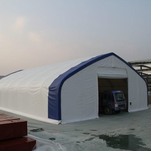 Serre de jardinage - GC_001 - AmarantoIdea - monotunnel / en PVC / structure en aluminium