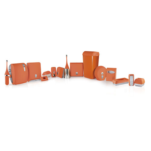 Set de salle de bain en plastique - LINEA COLORED - ORANGE - MAR PLAST Group S.p.A. - au sol / mural / pour chambre d'hôtel
