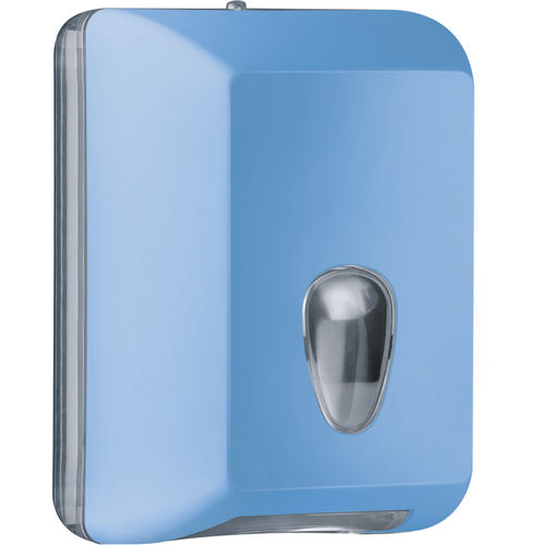 Distributeur de papier toilette mural - 622 LIGHT BLUE - LINEA COLORED - MAR PLAST Group S.p.A. - en ABS / pour hôtel / pour sanitaire public