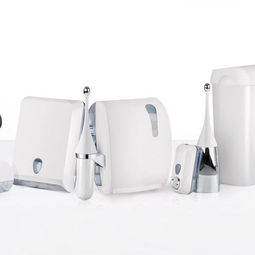 Distributeur de savon professionnel - WHITE - LINEA COLORED - MAR PLAST Group S.p.A. - mural / en ABS / manuel