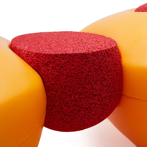 Table d'appoint contemporaine - SCOOPI  - manga street - en caoutchouc / ovale / modulable