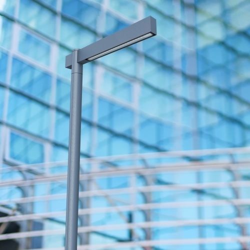 Lampadaire urbain - IMISTRAL ROTA - BSI LIGHTING TECHNOLOGIES INC. - contemporain / en fonte d'aluminium / en acier inoxydable