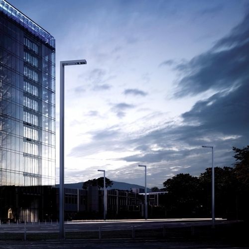 Lampadaire urbain - IMISTRAL DUO - BSI LIGHTING TECHNOLOGIES INC. - contemporain / en fonte d'aluminium / en acier inoxydable