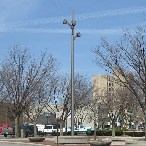 Lampadaire urbain - IERGO FLOW - BSI LIGHTING TECHNOLOGIES INC. - contemporain / en acier inoxydable / en acier galvanisé