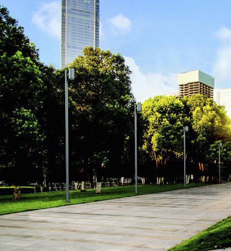 Lampadaire urbain - IBRIZA - BSI LIGHTING TECHNOLOGIES INC. - contemporain / en fonte d'aluminium / en acier inoxydable