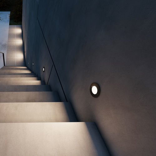 Luminaire encastrable au mur - IOBZOR - BSI LIGHTING TECHNOLOGIES INC. - encastrable au sol / à LED / rond