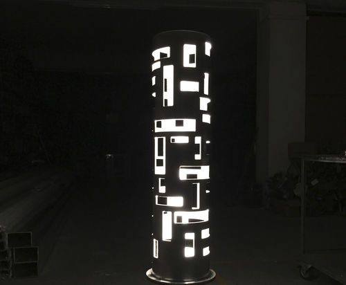 Borne d'éclairage urbaine - ICALI - BSI LIGHTING TECHNOLOGIES INC. - contemporaine / en aluminium / à LED