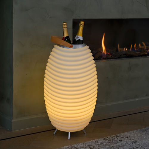 Lampe enceinte de sol - SYNERGY 65S - kooduu - suspension / en aluminium / en polyéthylène