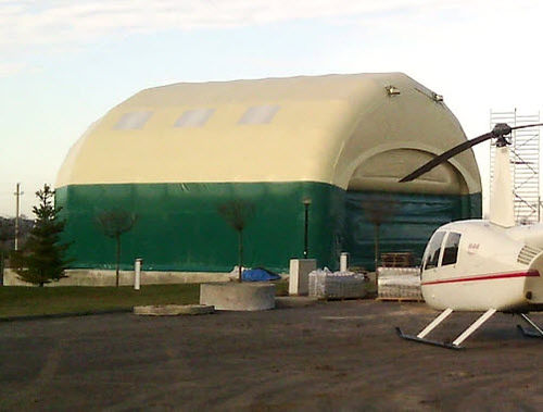 Structure gonflable avec membrane en pvc - Vector Trade UK
