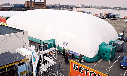 Structure gonflable avec membrane en pvc - Vector Trade UK - pour le secteur événementiel / pour exposition / pour bureau