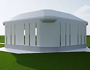 Structure gonflable avec membrane en pvc - HALITE - Vector Trade UK - pour le secteur événementiel