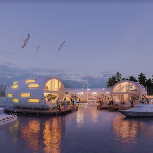 Maison préfabriquée - HEMP HOTEL - Vector Trade UK - contemporaine / en bois