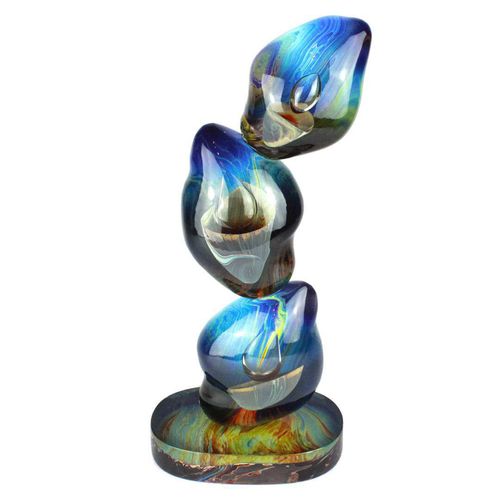 Sculpture en verre de Murano - ABSTRACT : INTO THE ABYSS - Original Murano Glass s.n.c. - en grès