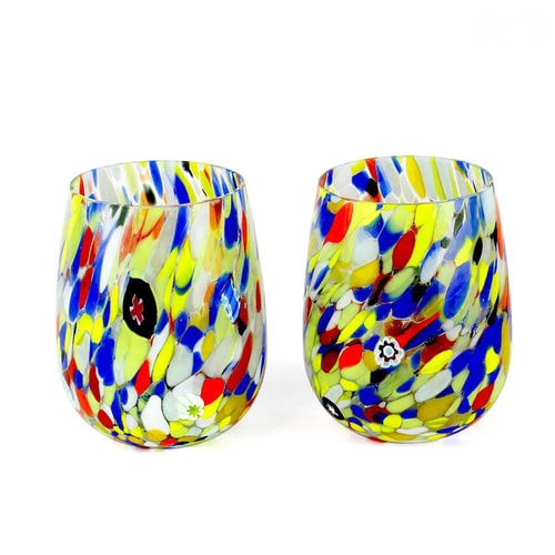 Verre à vin - CARNEVALE  - Original Murano Glass s.n.c. - à cocktail / en verre soufflé / en verre de Murano