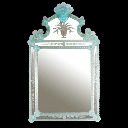Miroir mural - TURCHESIN - Original Murano Glass s.n.c. - de style vénitien / en verre de Murano