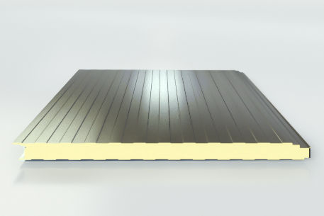 Panneau sandwich pour mur - ISOPARETE BOX - ISOCINDU SA DE CV - 2 faces métalliques / âme en polyuréthane PUR / âme en polyisocyanurate PIR