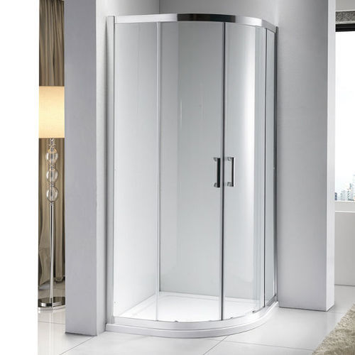 Cabine de douche en verre - A1800 - Shaoxing Joyful Bathroom Co., Ltd - à portes coulissantes / d'angle / en verre transparent
