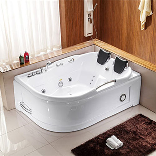 Spa hors-sol - A024 - Shaoxing Joyful Bathroom Co., Ltd - d'angle / ovale / 2 places