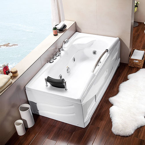 Spa hors-sol - A001 - Shaoxing Joyful Bathroom Co., Ltd - rectangulaire / 2 places / en acrylique