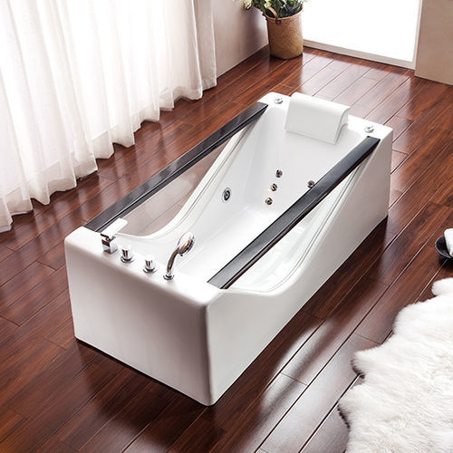 Spa hors-sol - MV011L - Shaoxing Joyful Bathroom Co., Ltd - rectangulaire / 2 places / en acrylique