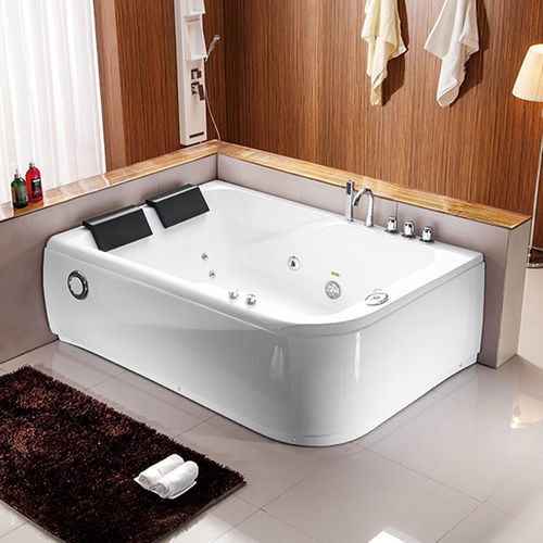 Spa hors-sol - A041 - Shaoxing Joyful Bathroom Co., Ltd - rectangulaire / 2 places / en acrylique