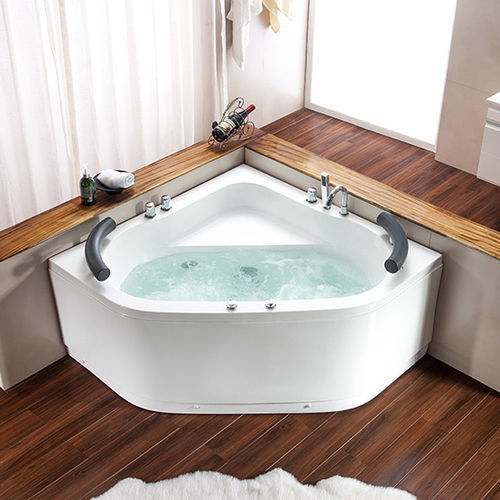 Spa hors-sol - A043 - Shaoxing Joyful Bathroom Co., Ltd - d'angle / 2 places / en acrylique