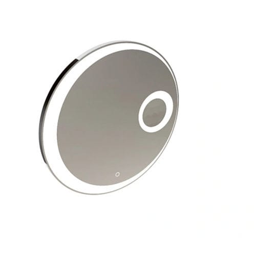Miroir de salle de bain mural - M92805 - Munk Building Materials Co., Ltd. - contemporain / rond / en chrome