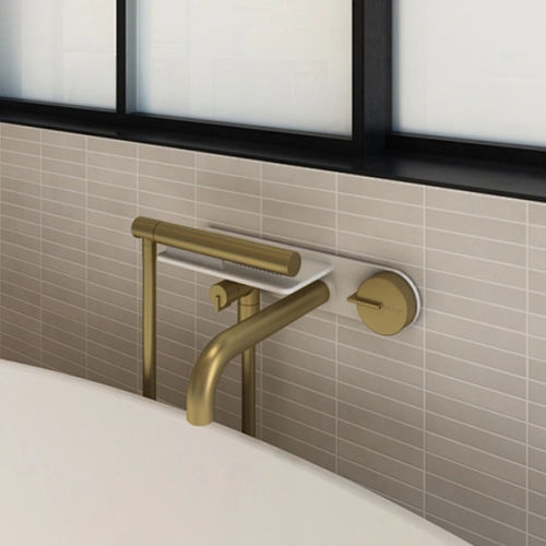Mitigeur de baignoire - 92W720 - Munk Building Materials Co., Ltd. - mural / en laiton / en Solid Surface