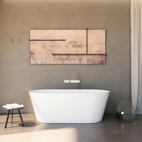 Baignoire ovale - B11505 - Munk Building Materials Co., Ltd. - à poser / pour habitat / en Solid Surface