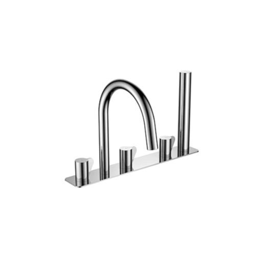 Mitigeur de baignoire - 93W780 - Munk Building Materials Co., Ltd. - encastrable / en laiton / 4 trous