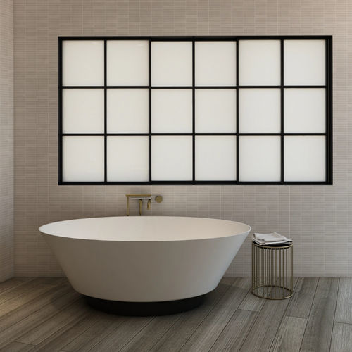 Baignoire ovale - B116W3 - Munk Building Materials Co., Ltd. - autoportante / pour habitat / en Solid Surface