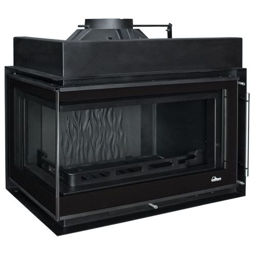 Insert de cheminée d'angle - UNIFLAM 850 PRESTIGE LBS - Parkanex Sp. z o.o. - à bois