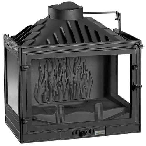 Insert de cheminée à 3 faces - UNIFLAM 700 STANDARD  - Parkanex Sp. z o.o. - à bois