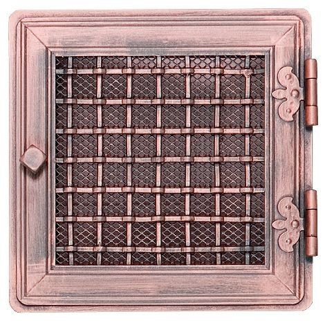 Grille de ventilation en acier - STYLISH COPPER PATINA - Parkanex Sp. z o.o. - rectangulaire / carrée / réglable