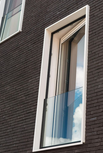 Garde-corps en verre - FALL-THROUGH MAC  - Aliplast - à panneaux en verre / d'extérieur / pour fenêtre